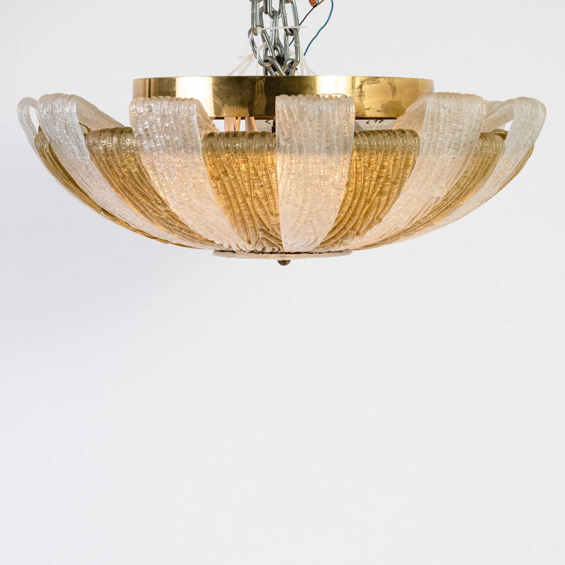 Venini, Murano Deckenleuchte, um 1950 (Entwurf)