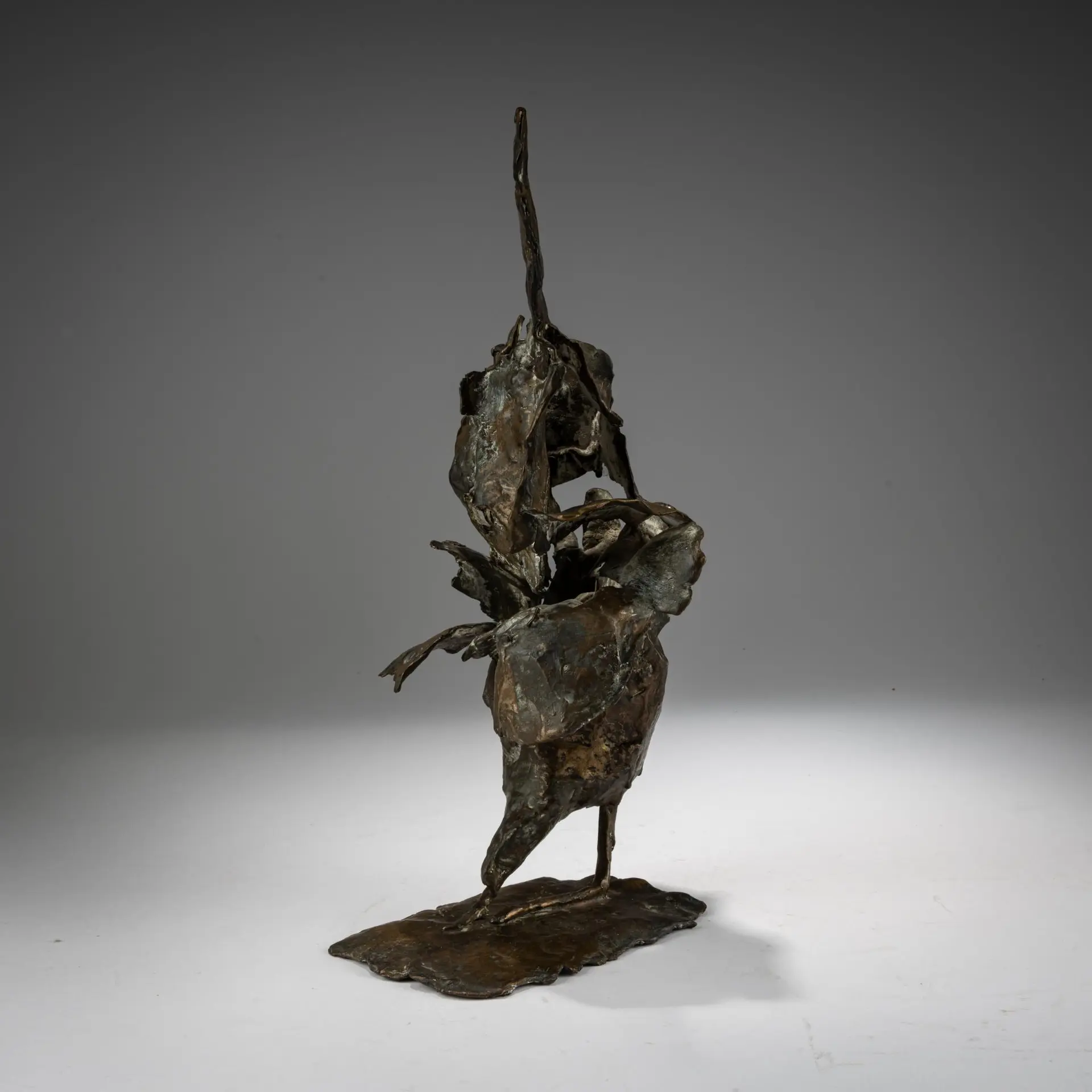 Gotthelf Schlotter (1922 Hildesheim - 2007 Darmstadt) Bronze 'Fasan', 1969