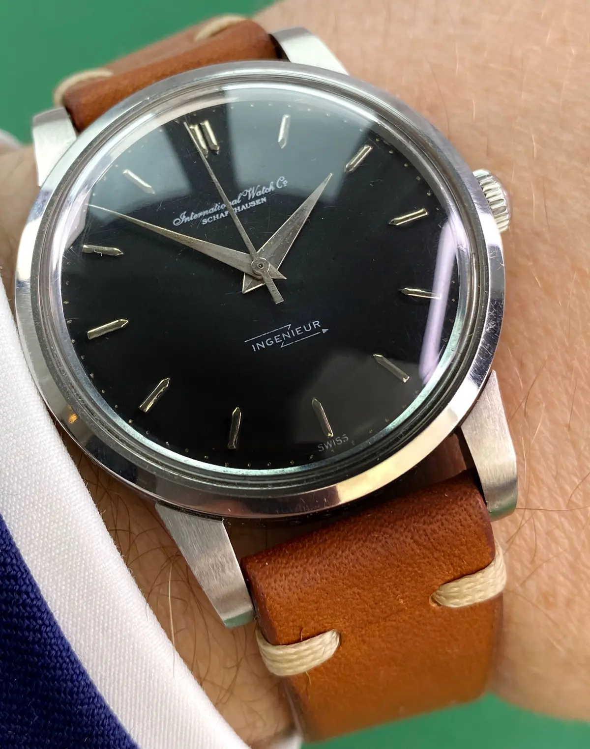 IWC Ingenieur Vintage Automatik Automatic 666 Black Restored Dial
