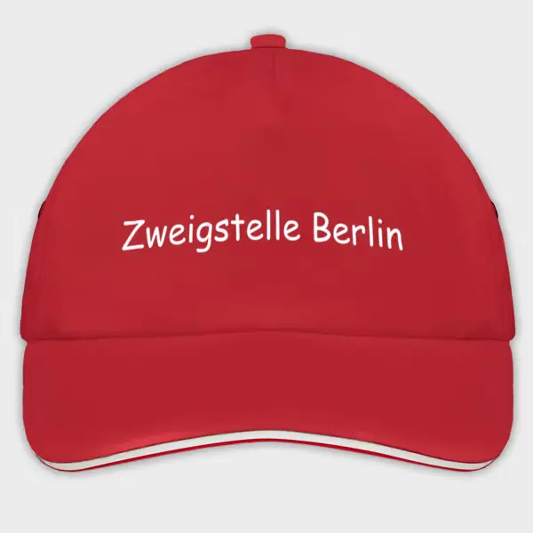 Basecap "Zweigstelle Berlin", rot - Zweigstelle Berlin