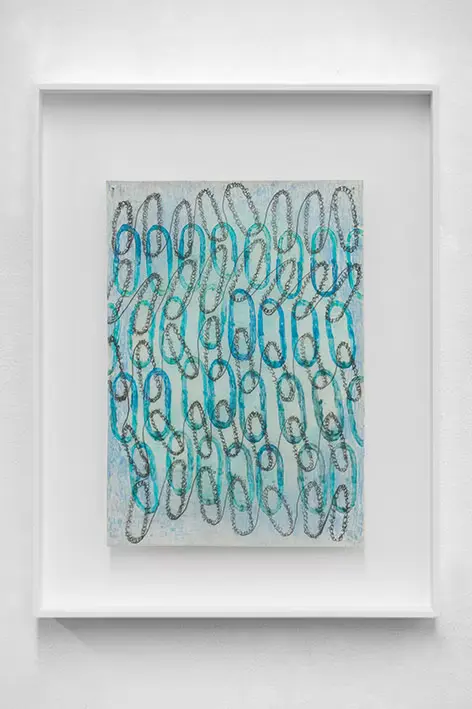 Inge Gutbrod "un patrón de arcos azul 2" - Zweigstelle Berlin