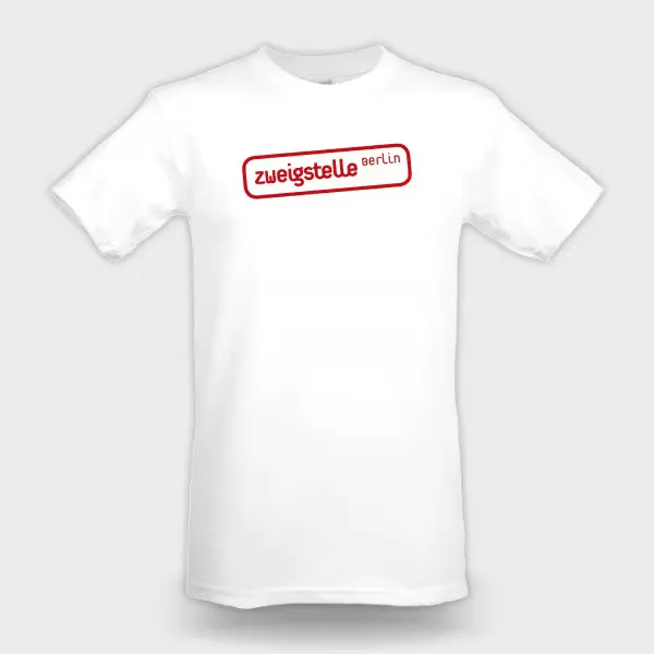 Organic T-Shirt "Zweigstelle Berlin", weiss - Zweigstelle Berlin