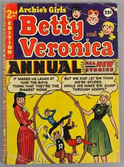 Archies Girls Betty and Veronica Annual No. 2 Comic Book
