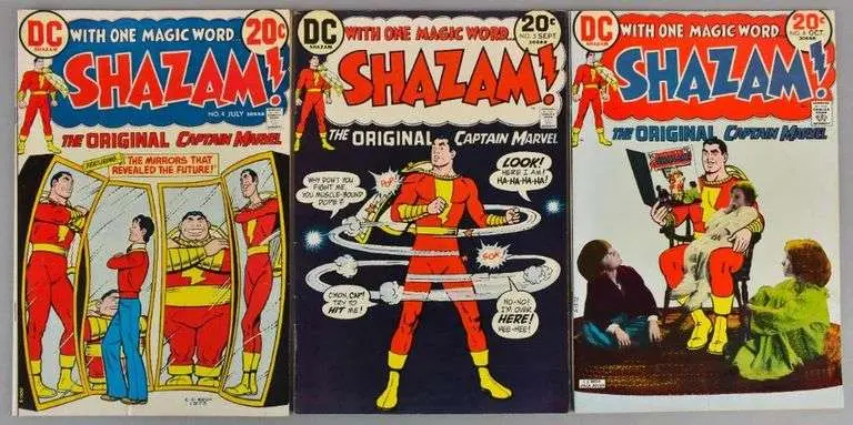 Group of 3 DC Comics Shazam Comic Book