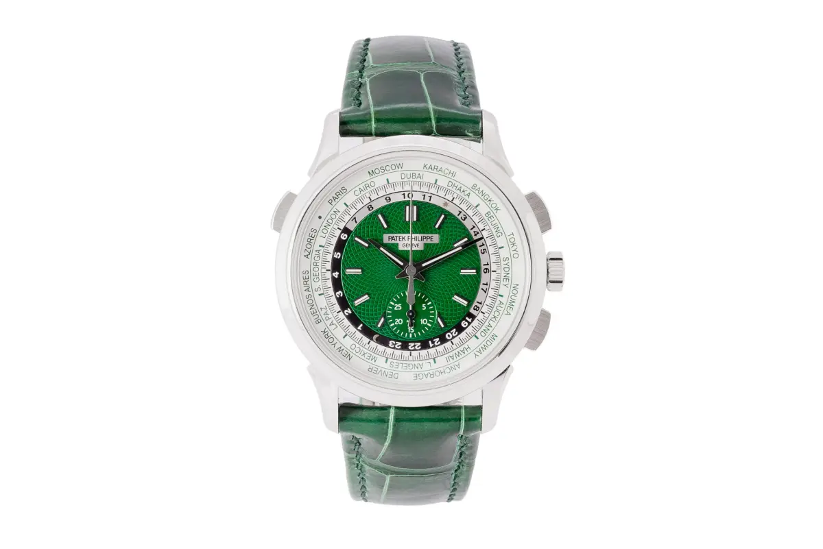Patek Philippe World Time Flyback Chronograph Ref. 5930P (POA) - Maunder