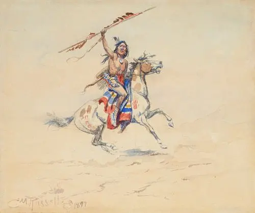 Charles M. Russell (1864 – 1926) – War (1899)
