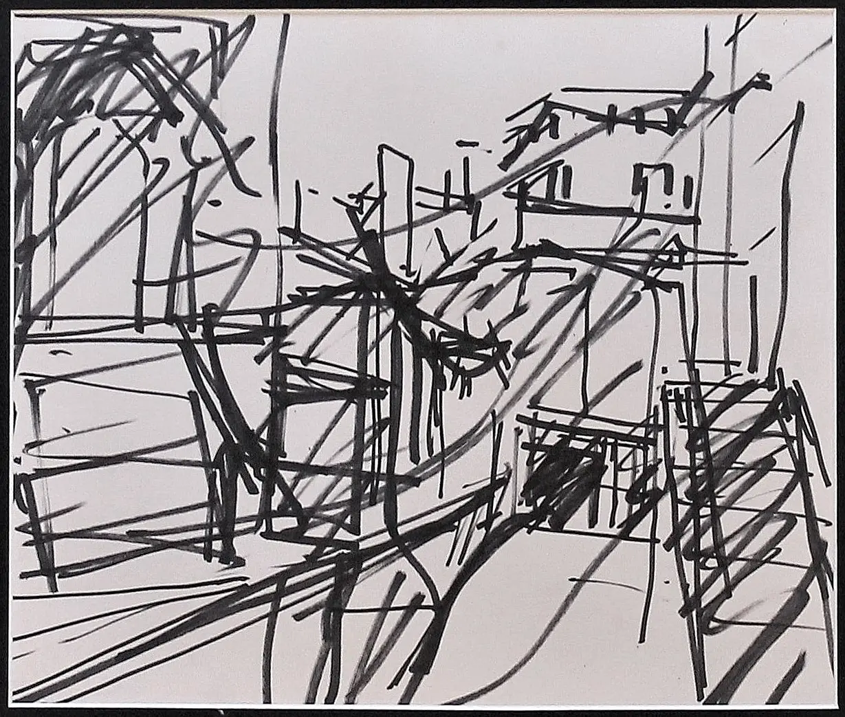 Study for "To the studios" by Frank Auerbach