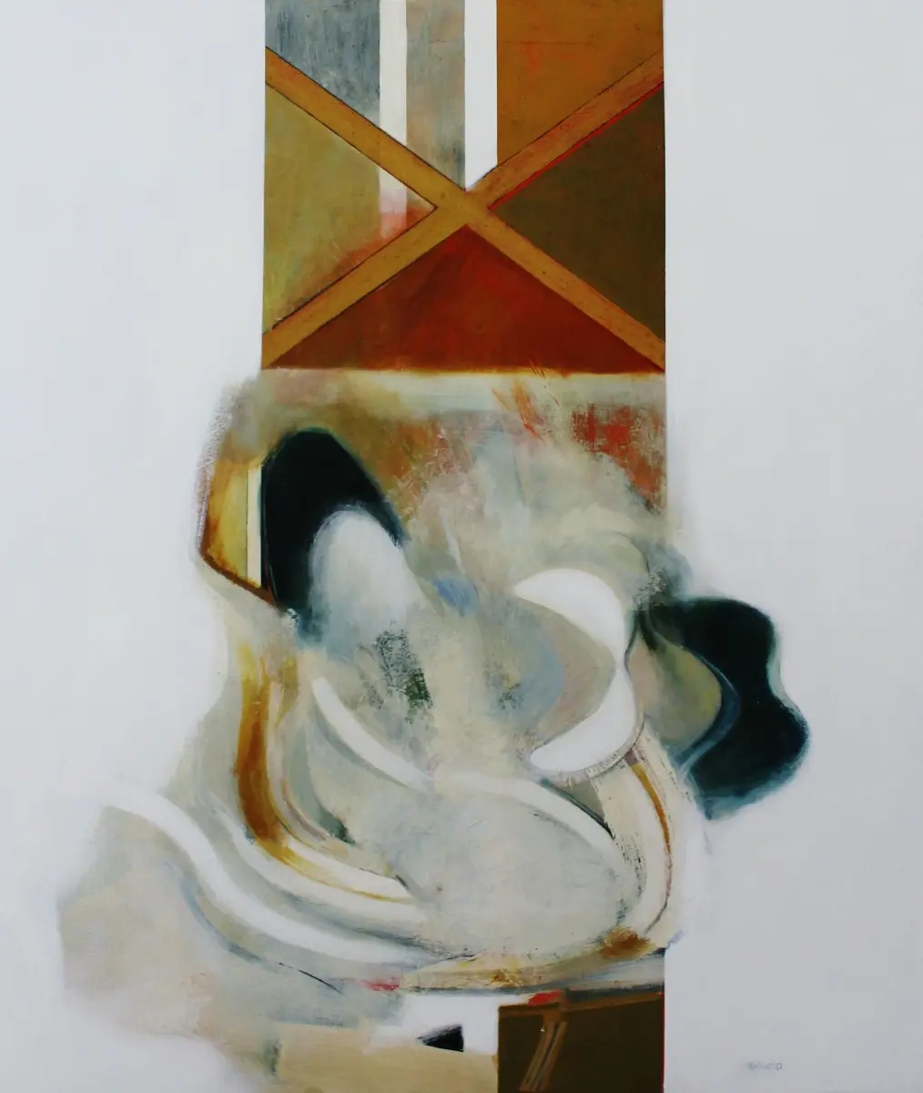 Ochre Column by Michael Bennett