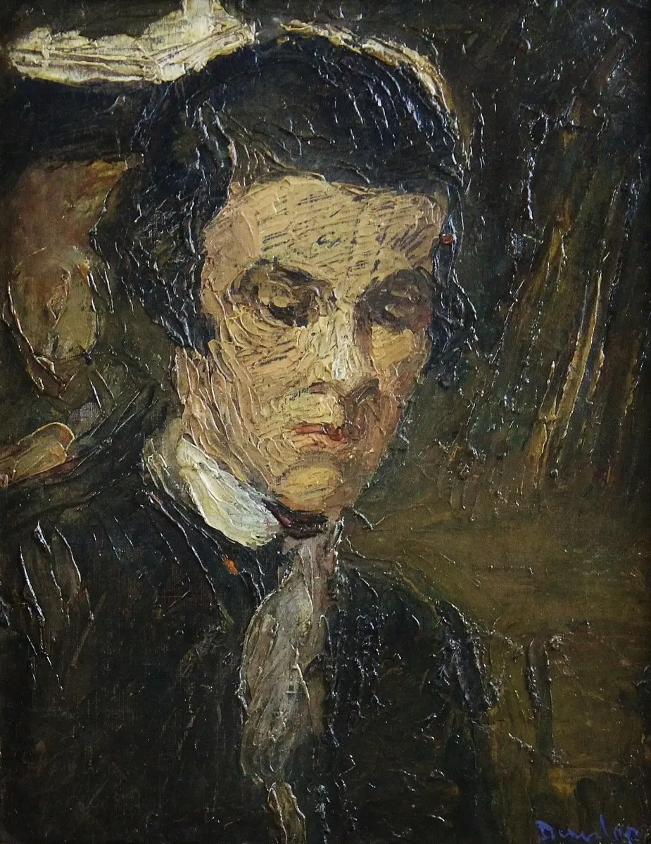 Portrait of a lady by Ronald Ossory Dunlop (RA)