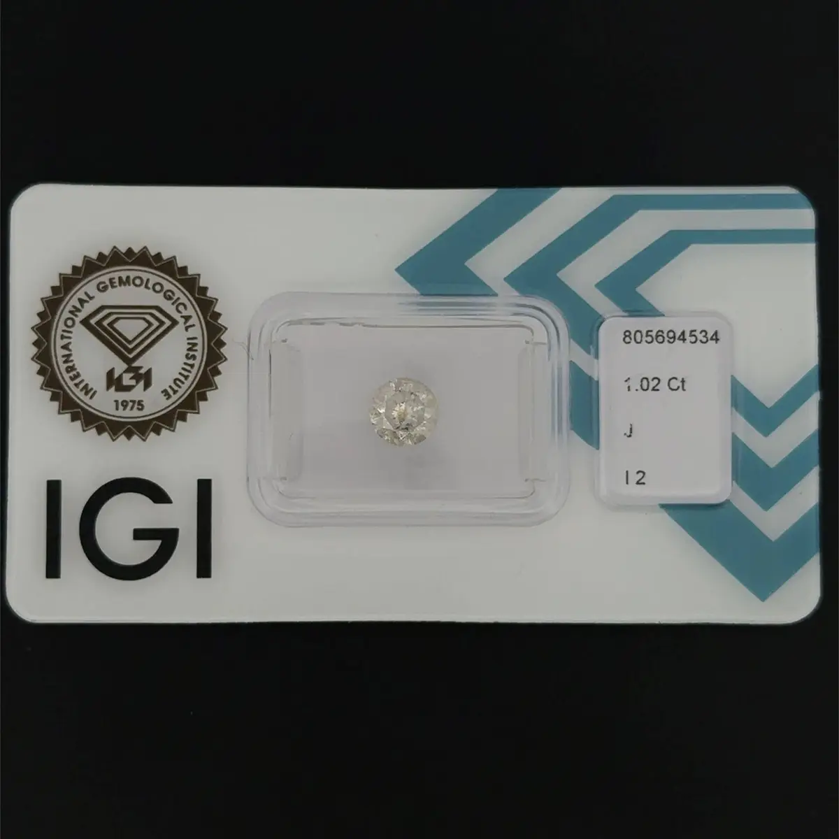 A sealed brilliant-cut diamond weighing 1.02 carats, accompa - Lot 259