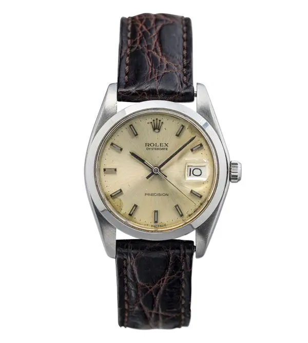 Classic Oysterdate, Manual Winding, Silver dial stainless steel case