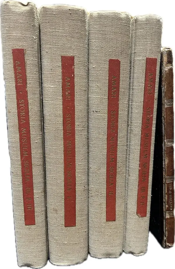 STORIA SICILIANA. Lotto di cinque libri.