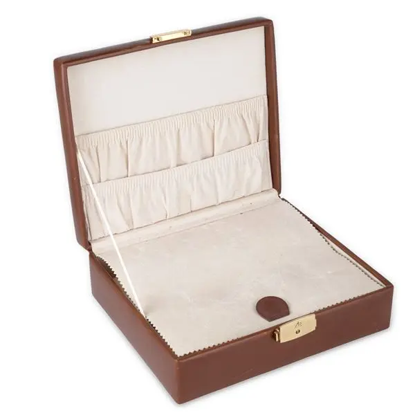 Scatola porta orologi in pelle, 20x25x8 cm
