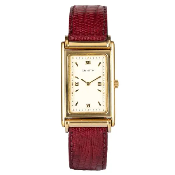 Orologio di forma ref. 27-2830.305 in acciaio placcato, quadrante