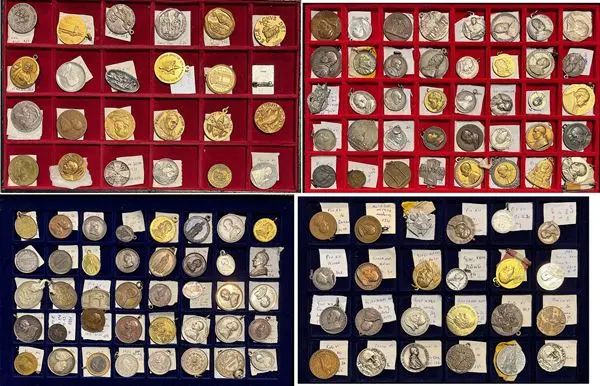 STATO PONTIFICIO E VATICANO. PAPI VARI. Lotto di circa 150 medaglie
