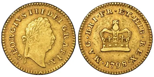 REGNO UNITO. GEORGE III, 1760-1820. 1/3 guinea 1798.