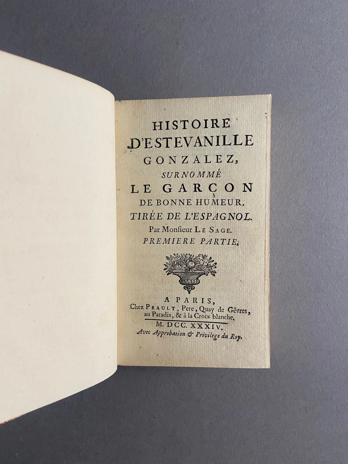 LE SAGE (Alain-René). The Story of Estevanille Gonzalez, Nic - Lot 97