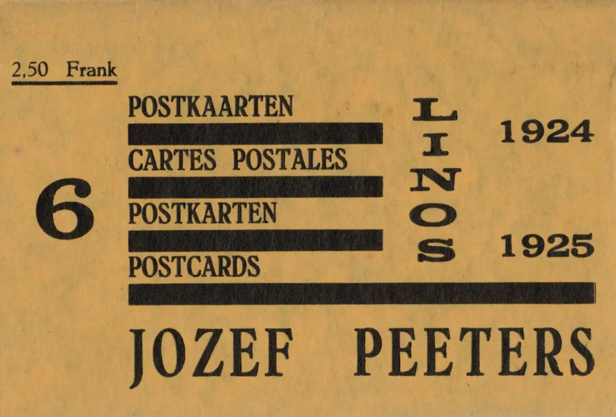 [ADVERTISING POSTCARDS]. 6 LINOS POSTCARDS. Antwerp, Ed. DE - Lot 178