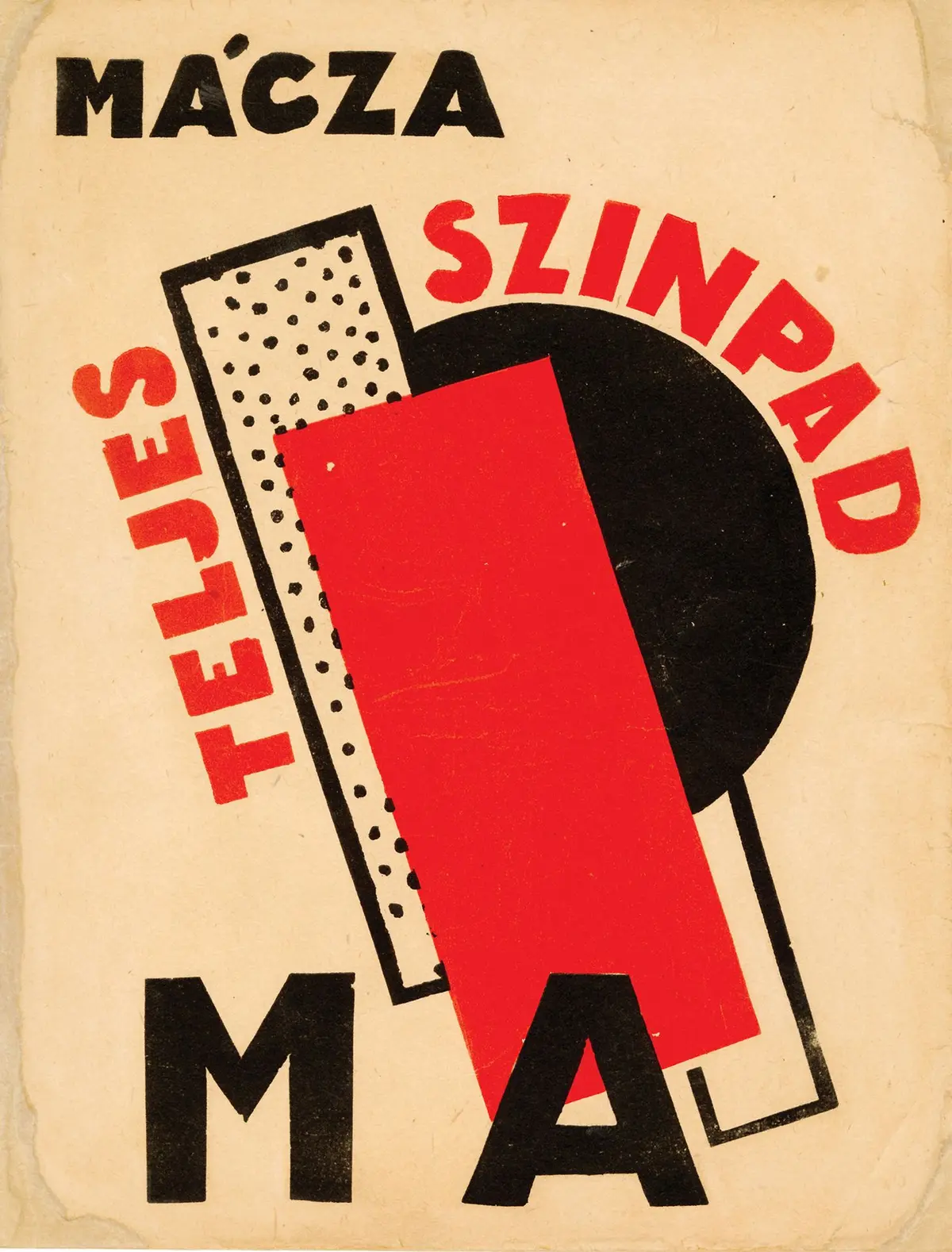 János MÁCZA. TELJES SZINPAD. Vienna, MA Publications, 1921. - Lot 45