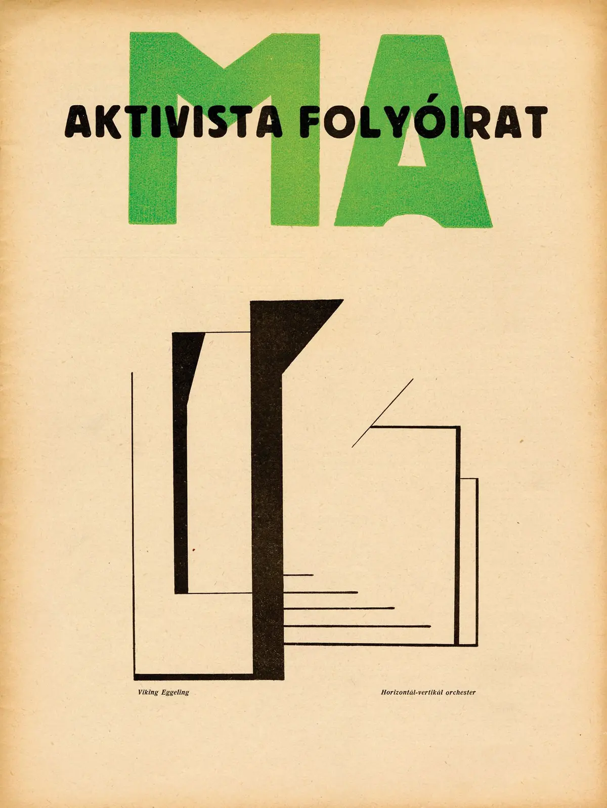 [MAGAZINE]. MA. AKTIVISTA FOLYÓIRAT. Vienna, No. 8/1921. 30. - Lot 42