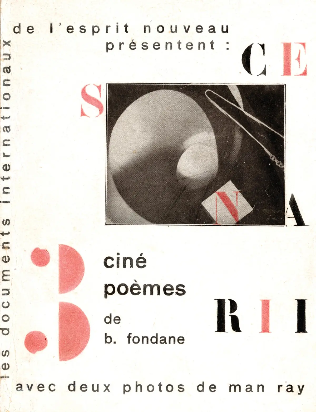FONDANE, Benjamin. THREE SCREENPLAYS. CINÉ POÈMES. Paris, 19 - Lot 279
