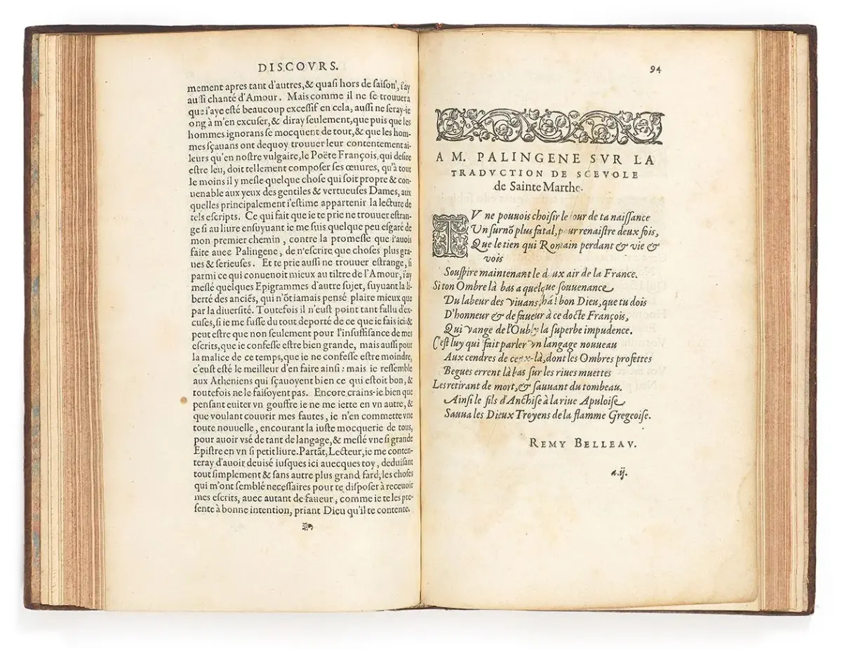 SAINTE-MARTHE (Scévole de). The Works. Paris, Mamert Patisso - Lot 46