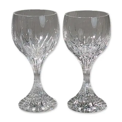 Pair of Baccarat Massena Crystal Wine Glasses