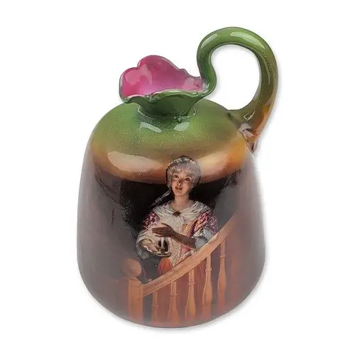 Royal Bayreuth Porcelain Miniature Portrait Pitcher