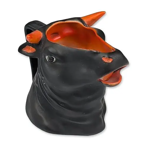 Royal Bayreuth Bavaria Porcelain Bull Head Figurine Creamer