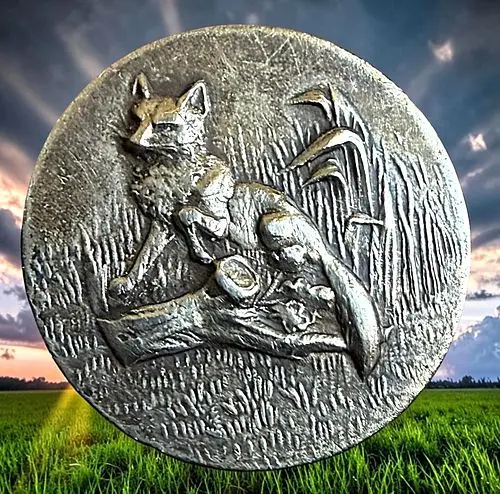 A DIVISION ONE THIRD AVENUE SILVER BUTTON