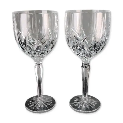 Pair of Marquis by Waterford Brookside Wine Goblets