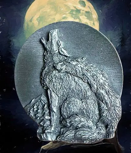 A DIVISION THREE PICTORIAL PEWTER BUTTON