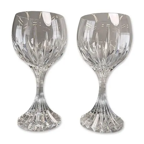Pair of Baccarat Massena Crystal Wine Glasses