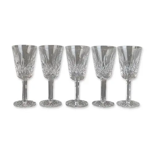 5pc Waterford Crystal Sherry Glass, Lismore Pattern