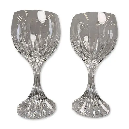 Pair of Baccarat Massena Crystal Wine Glasses