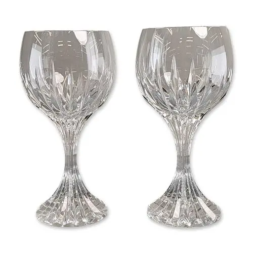 Pair of Baccarat Massena Crystal Wine Glasses