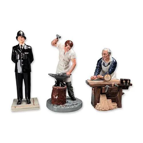 3pc Royal Doulton Porcelain Occupation Figurines