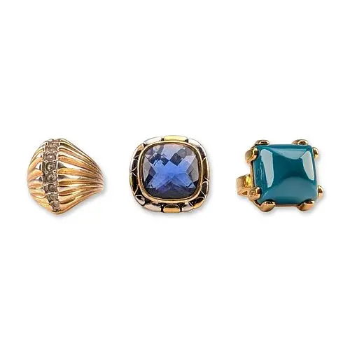 3pc Costume Cocktail Rings Including Marc by Marc Jacobs