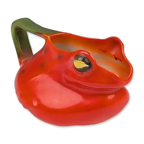 Royal Bayreuth Porcelain Red Frog Creamer