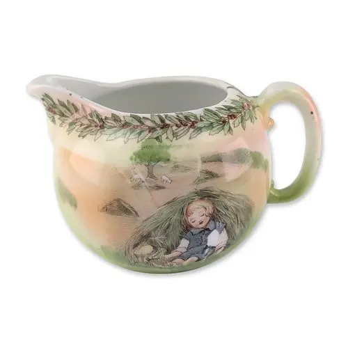 Royal Bayreuth Little Boy Blue Nursery Rhyme Porcelain Creamer
