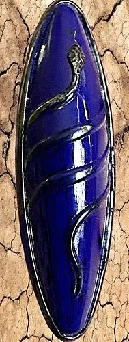 A DIVISION ONE GLASS PICTORIAL BUTTON