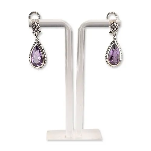 Lagos Sterling Silver Amethyst Drop Earrings