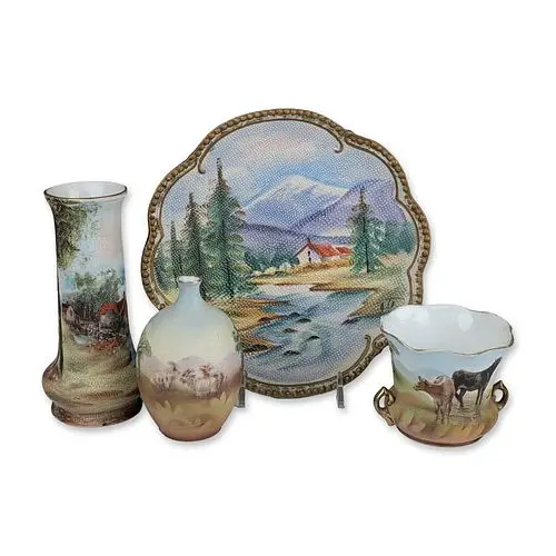 Collection of European and Bavarian Decorative Porcelain Wares