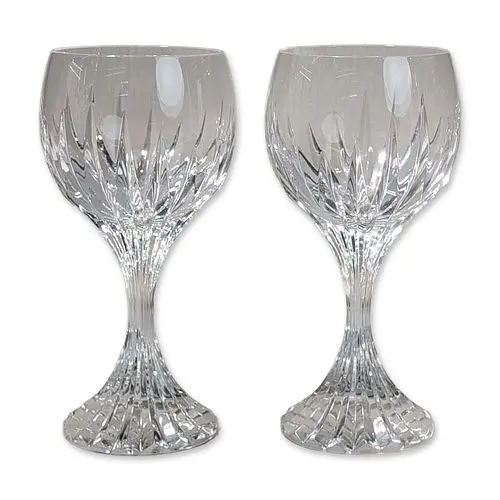 Pair of Baccarat Massena Crystal Wine Glasses