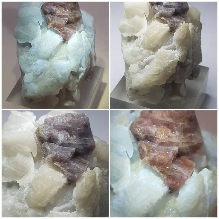 Florescent rare Spinal Specimen Under UV light Mineral...