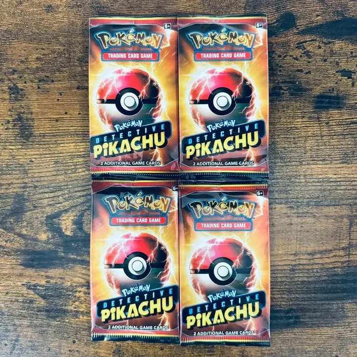 Pokémon Box - 4x Detective Pikachu Booster Pack - Pokémon