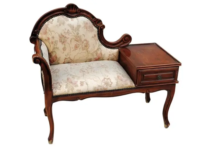 Armchair - Wood - Phone holder bench
