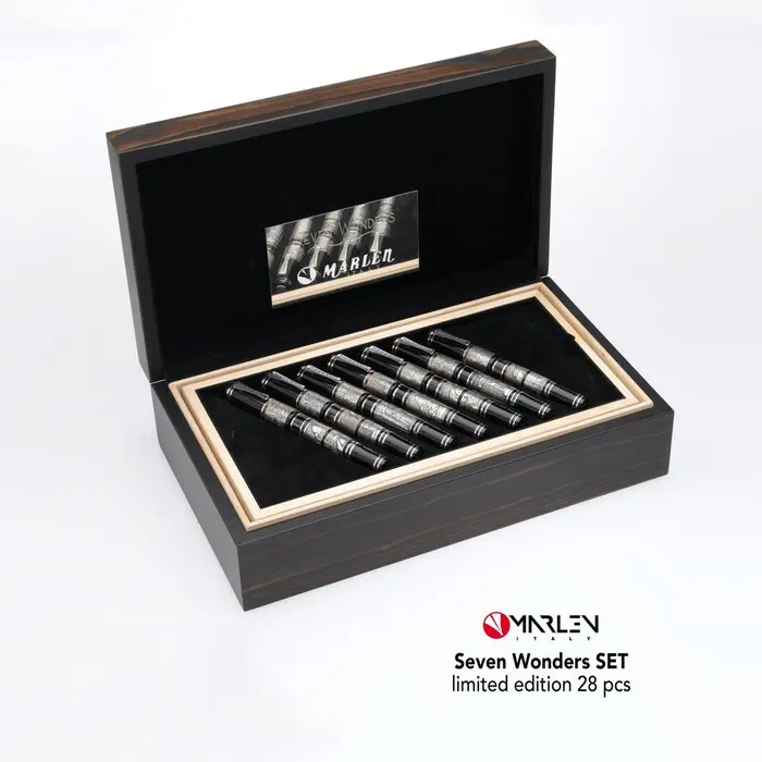 Marlen - Seven Wonders (SET di 7 penne) Edizione Limitata...