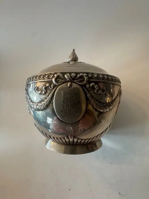 Sugar pot - .800 silver