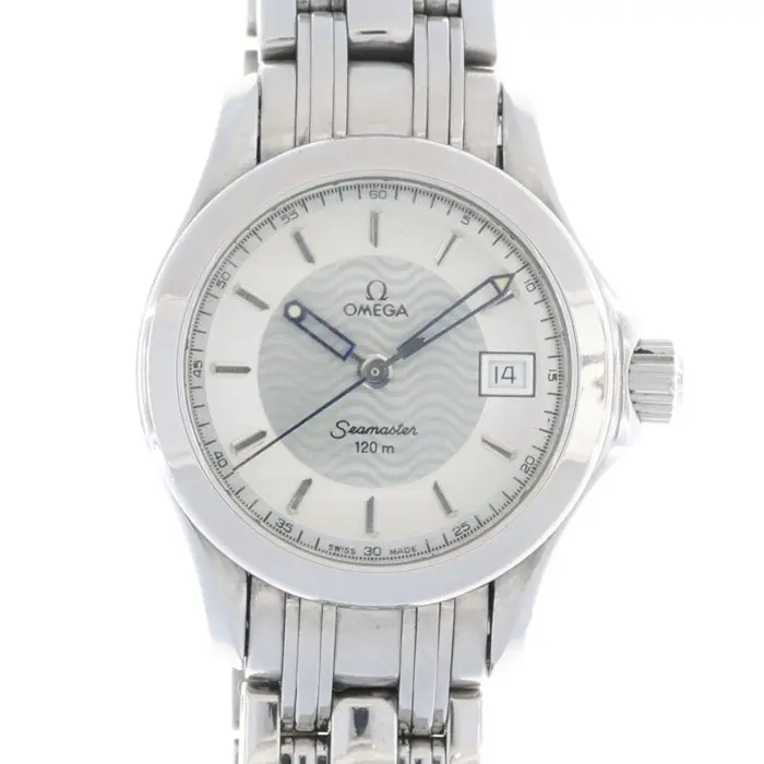 Omega - Omega Seamaster 120M Quartz Lady "Wave Dial" - No...